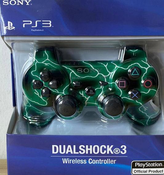 Sony Dualshock 3 Wireless PS3 Controller: Official Sony Gamepad - Sparking Green