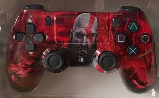 Dualshock 4 Wireless PS4 Controller: God of war Kratos for Sony Playstation 4