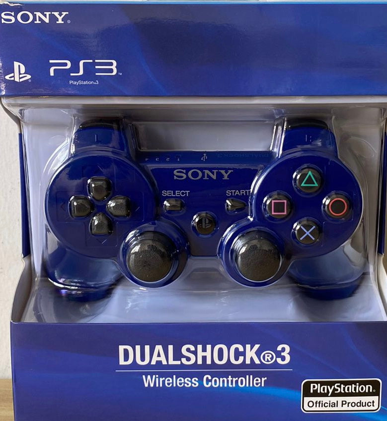 Sony Dualshock 3 Wireless PS3 Controller: Official Sony Gamepad - Blue Sony