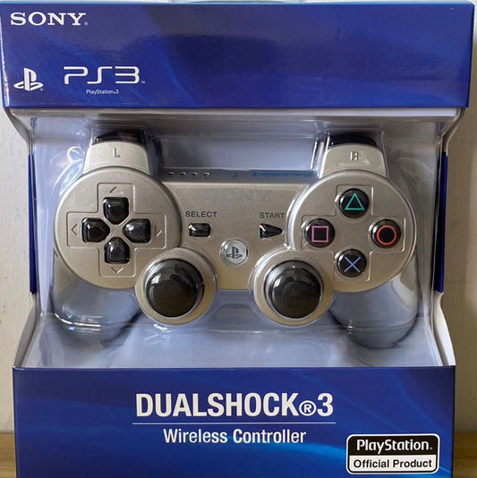 Sony Dualshock 3 Wireless PS3 Controller: Official Sony Gamepad - Silver