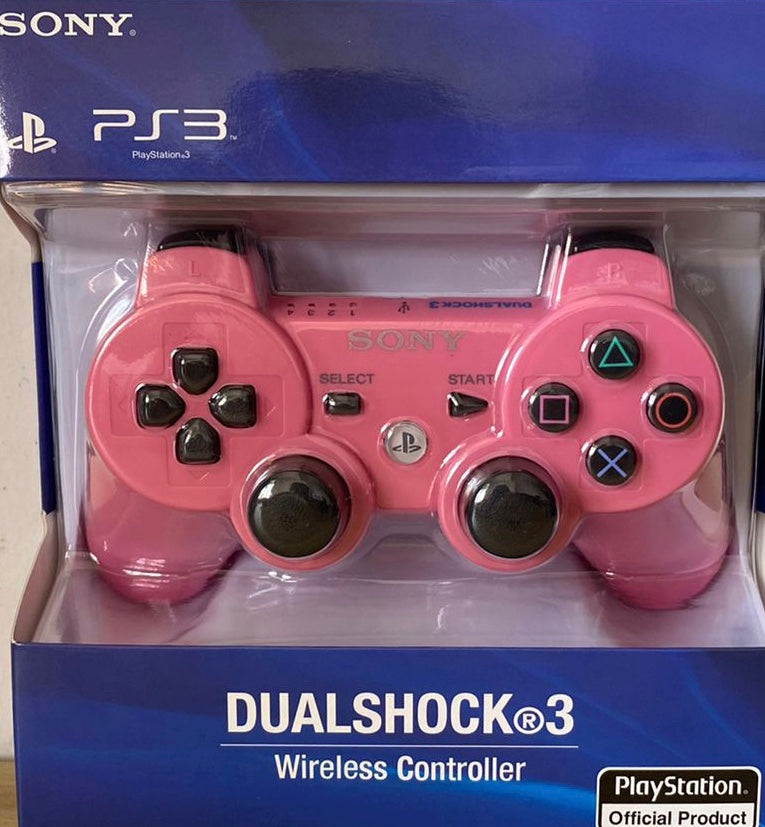 Sony Dualshock 3 Wireless PS3 Controller: Official Sony Gamepad - Pink Sony